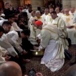 Giovedì Santo, la lavanda dei piedi a Gerusalemme