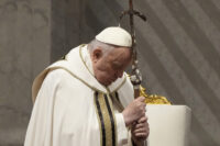 Papa Francesco celebra la messa del Crisma nella Basilica di San Pietro