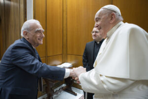 Papa Francesco riceve in udienza Martin Scorsese
