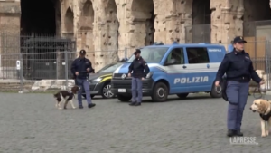 Pasqua, Via Crucis: controlli e bonifiche anti-terrorismo al Colosseo