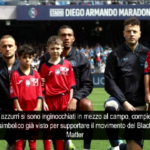 Caso Juan Jesus, Napoli in ginocchio contro il razzismo al Maradona