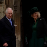 Gb, Re Carlo e la Regina Camilla alla messa di Pasqua a Windsor