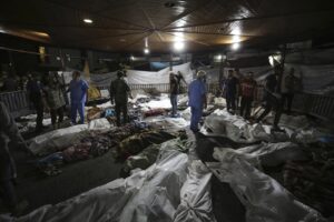 Israel Palestinians Gaza Burying the Dead