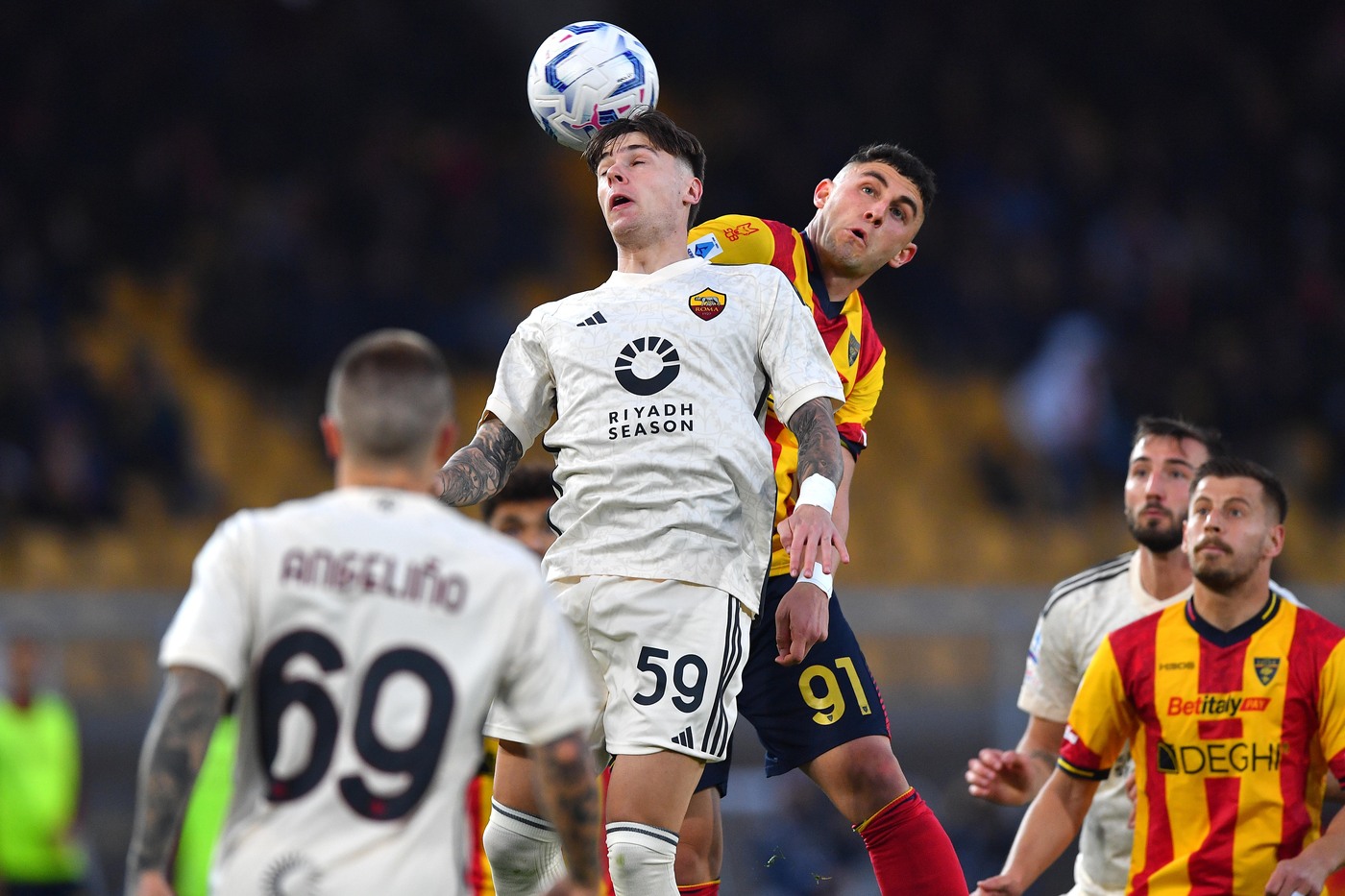 Lecce-Roma 0-0, giallorossi a -5 dalla zona Champions