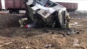 Russia, scontro tra treno e bus: 8 morti