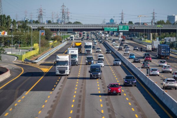 Inaugurazione della quinta corsia dell\'autostrada A8 \