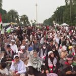 Indonesia, manifestazione a favore dei palestinesi a sei mesi dell’inizio della guerra