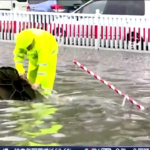 Cina, le inondazioni dopo la pioggia torrenziale