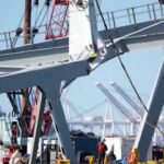 Baltimora, smontata una sezione del Francis Scott Key Bridge