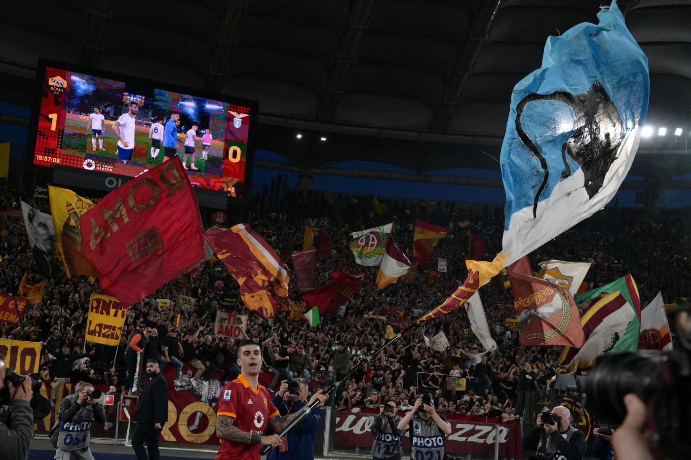 Derby Roma, Lotito su Mancini: “Nessun giocatore Lazio avrebbe fatto come lui”
