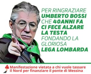 Lega, ‘Patto per il Nord’ sabato a Gemonio per “ringraziare Bossi”