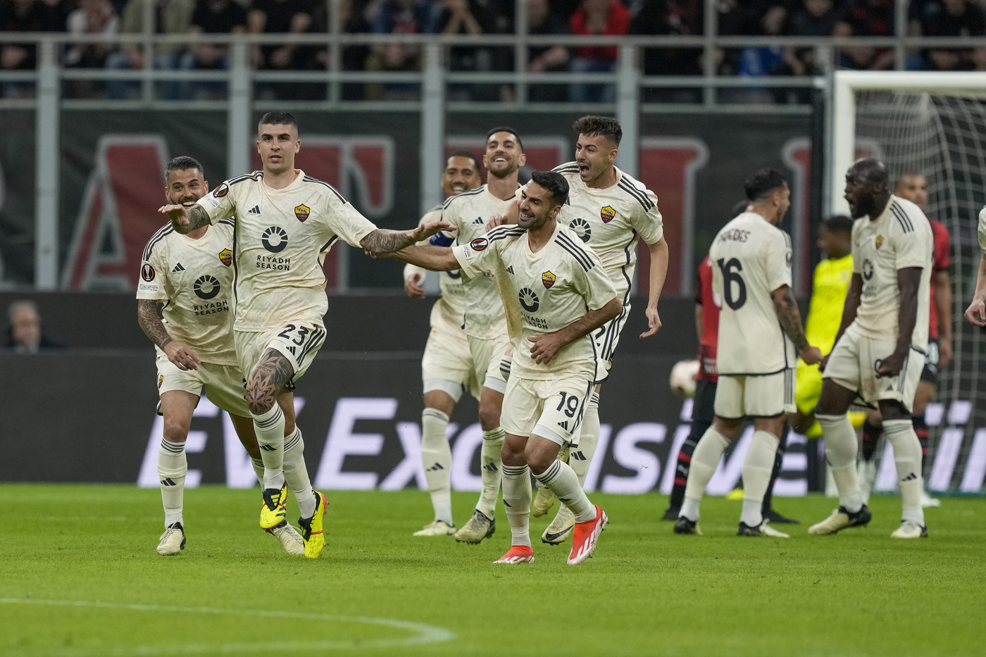 Europa League, Milan-Roma 0-1