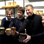 Charles Leclerc, il pilota Ferrari presenta il suo gelato a Milano