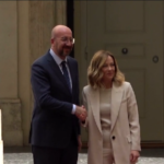 Ue, Meloni riceve Michel a Palazzo Chigi
