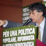 Umberto Bossi a Ponte di Legno per la festa della Lega Nord