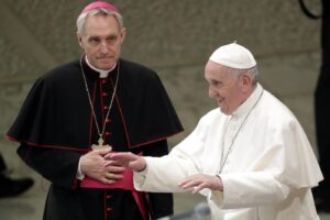 Papa Francesco incontra Padre Georg Gaenswein - foto archivio
