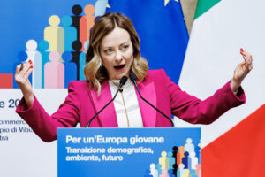 Roma - Giorgia Meloni al convegno 'Per una Europa più giovane'