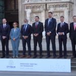 G7 Trasporti a Milano, Salvini coi ministri davanti al Duomo