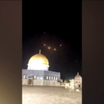 Israele, missili e droni iraniani sorvolano la Moschea al-Aqsa a Gerusalemme