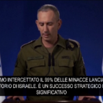 Israele, Idf: “Intercettato il 99% di missili e droni lanciati da Iran”