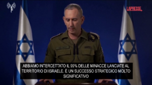 Israele, Idf: “Intercettato il 99% di missili e droni lanciati da Iran”