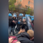 Sapienza, tensioni tra manifestanti pro Palestina e polizia: le immagini