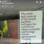 Biennale Venezia, padiglione Israele chiuso fino a liberazione ostaggi