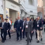 Capri, l’arrivo di Jens Stoltenberg al G7