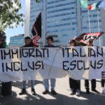 Milano, presidio di Forza Nuova contro la “sostituzione etnica”
