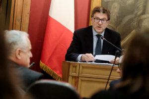 Roma, le Commissioni bilancio di Camera e Senato audiscono il Ministro dell’economia Giorgetti