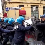 Torino, tensione tra studenti università pro-Palestina e polizia davanti