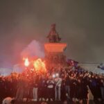 Scudetto Inter, continua la festa: fuochi d’artificio in piazza Duomo