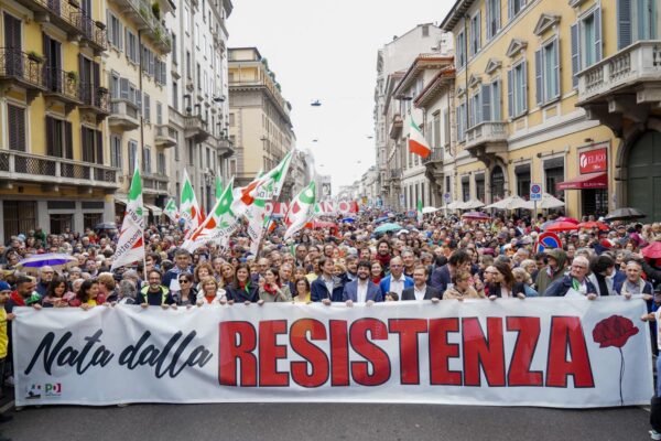 Manifestazione a Milano del 25 Aprile