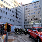 Trento, incendio in ospedale Santa Chiara: fiamme sotto controllo