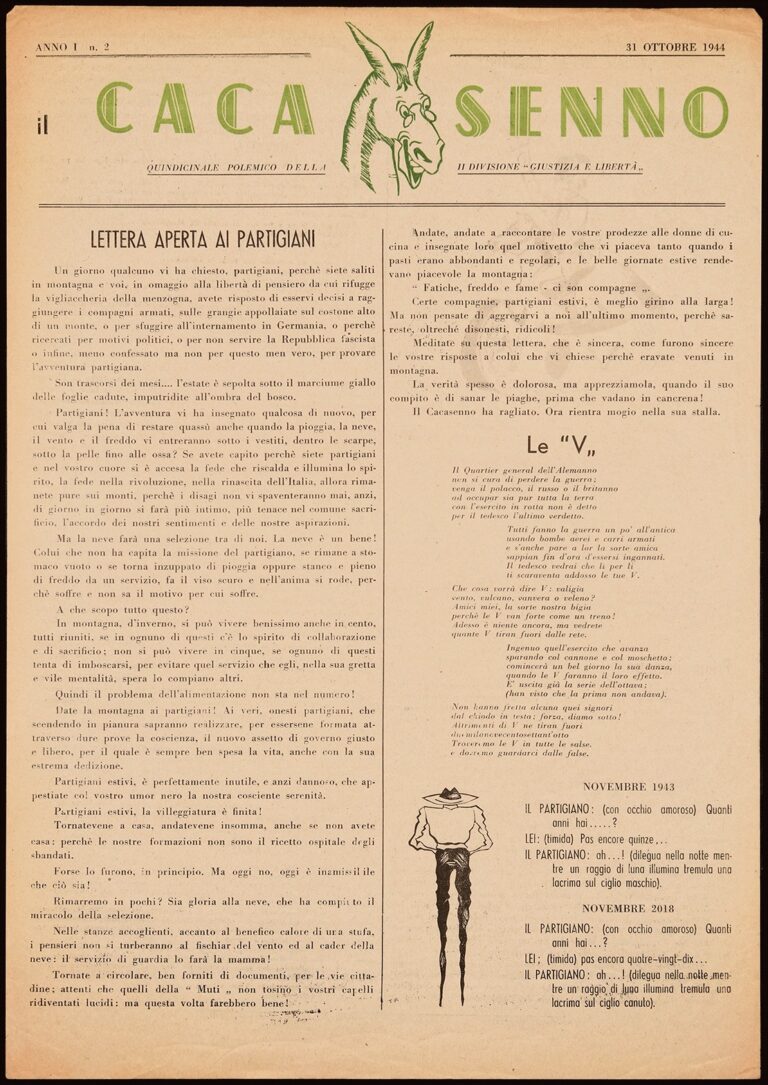 25 aprile, negli archivi della Camera dei deputati le pagine della stampa clandestina