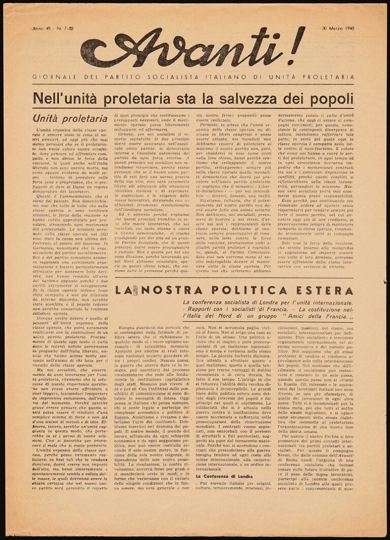 25 aprile, negli archivi della Camera dei deputati le pagine della stampa clandestina