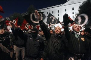 MANIFESTAZIONE DI "CASAPOUND" A NAPOLI