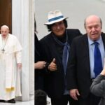 Papa Francesco incontra nonni e nipoti, ci sono anche Banfi e Al Bano
