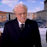Lo sketch di Crozza nei panni di Mattarella con Meloni e La Russa