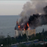 Ucraina, russi colpiscono anche il “castello di Harry Potter” a Odessa