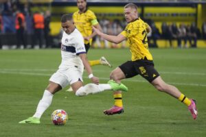 Champions League semifinale di andata tra Borussia Dortmund vs Paris Saint-Germain