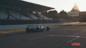 Ayrton Senna, la Williams F16 per la prima volta di nuovo in pista a Imola