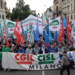 Corteo del Primo Maggio a Milano: “Festa dei Lavoratori non diventi slogan elettorale”
