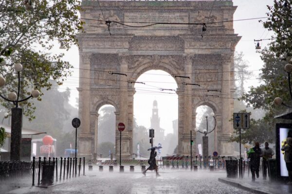 Forte temporale su Milano