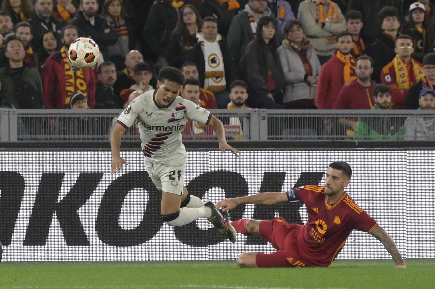 Europa League, Roma-Bayer Leverkusen 0-2