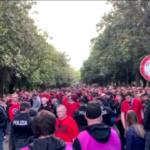 Roma, tifosi Leverkusen invadono Villa Borghese