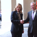 Governo, Meloni riceve a palazzo Chigi il re di Giordania