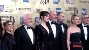 David Donatello, il red carpet da Paola Cortellesi a Mahmood