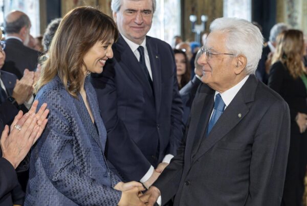 Presidente Mattarella alla cerimonia di presentazione dei candidati ai Premi David di Donatello 2024