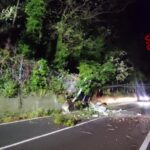 Maltempo, frana in Liguria: chiusa la Strada Statale 523 in provincia di Genova